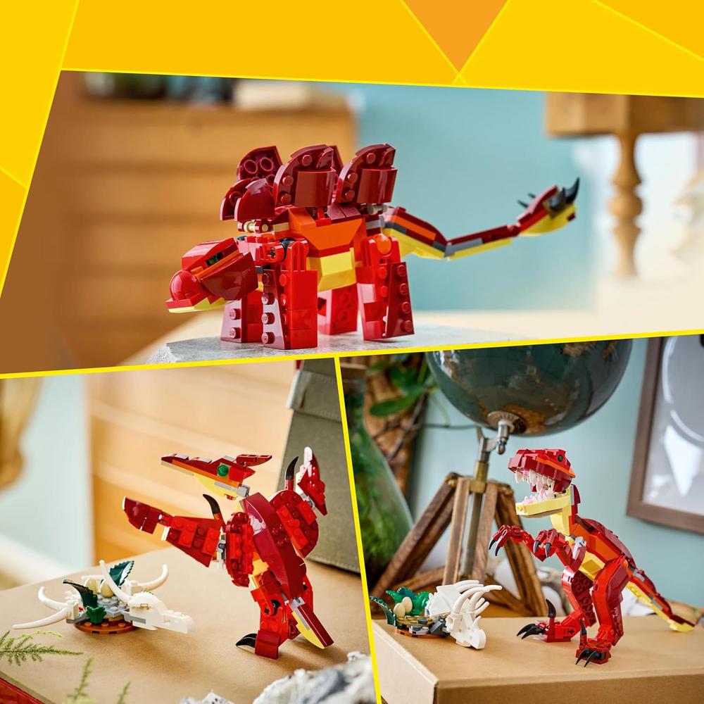 LEGO CREATOR DINOSAURIO SET DE CONSTRUCCIÓN DE CRIATURA PREHISTÓRICA - 4