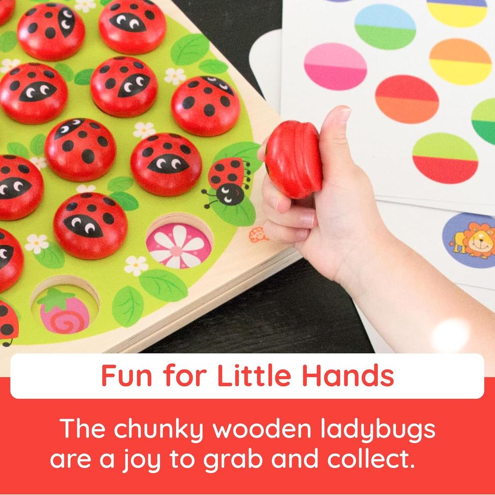 JUEGO DE MEMORIA LADYBUGS GARDEN FAT BRAIN TOYS - 3