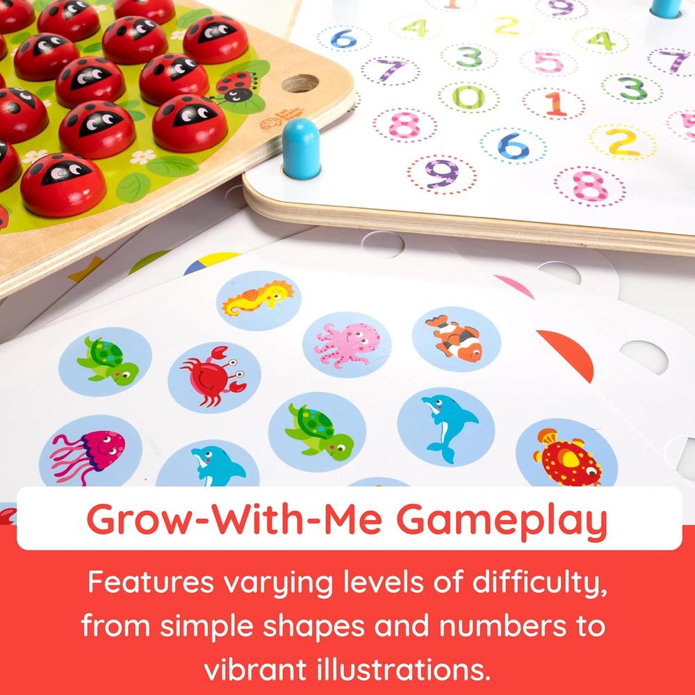 JUEGO DE MEMORIA LADYBUGS GARDEN FAT BRAIN TOYS - 6