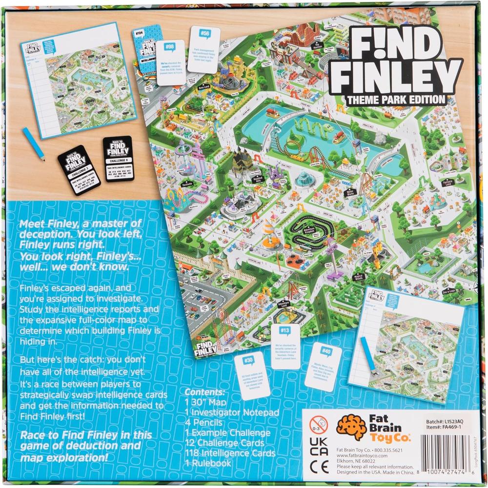 JUEGO DE DEDUCCIÓN FIND FINLEY FAT BRAIN TOYS - 6