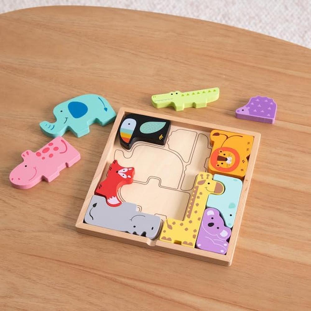 JUGUETE ROMPECABEZAS BLOQUES DE ANIMALES FAT BRAIN TOYS - 1