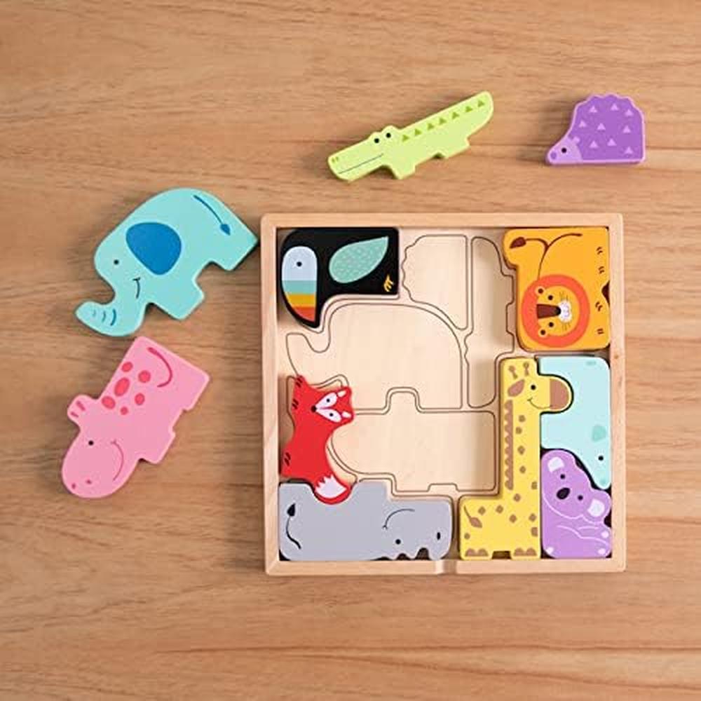 JUGUETE ROMPECABEZAS BLOQUES DE ANIMALES FAT BRAIN TOYS - 3
