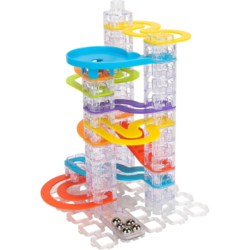 JUGUETE PISTA DE CANICAS CON CABALLETE 73 PIEZAS FAT BRAIN TOYS - 1