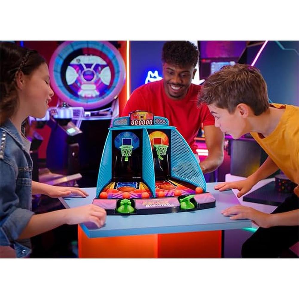 JUEGO ARCADE BALONCESTO HYPER NEON FAT BRAIN TOYS - 3