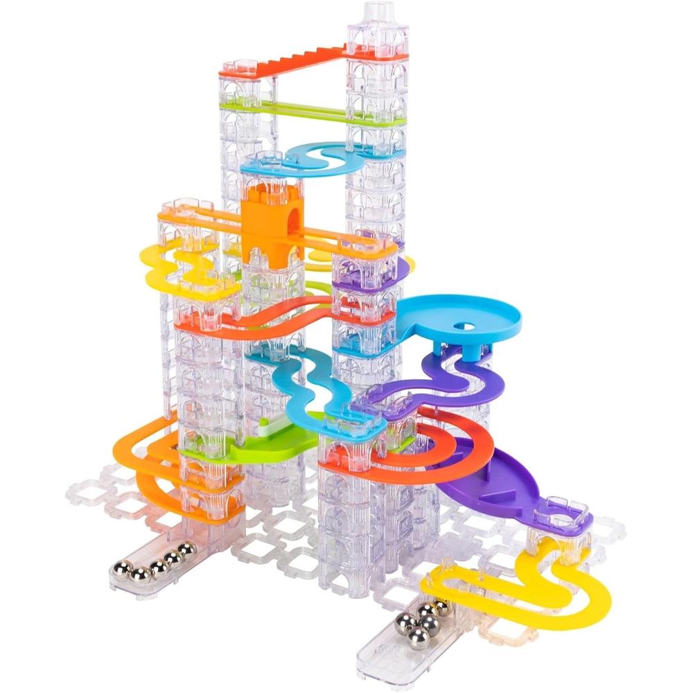 JUGUETE PISTA DE CANICAS DELUXE 124 PIEZAS FAT BRAIN TOYS - 1