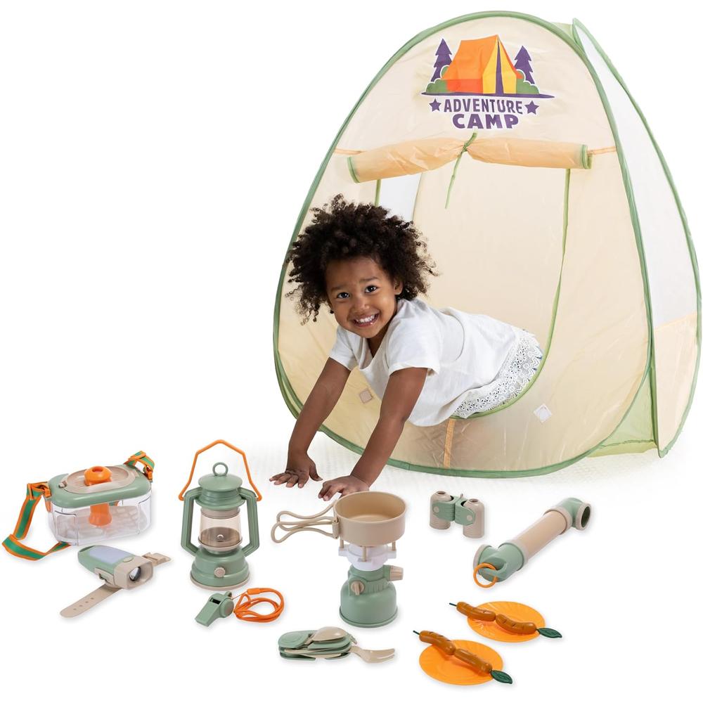 SET DE CAMPAMENTO DE AVENTURA 20 PIEZAS FAT BRAIN TOYS - 1