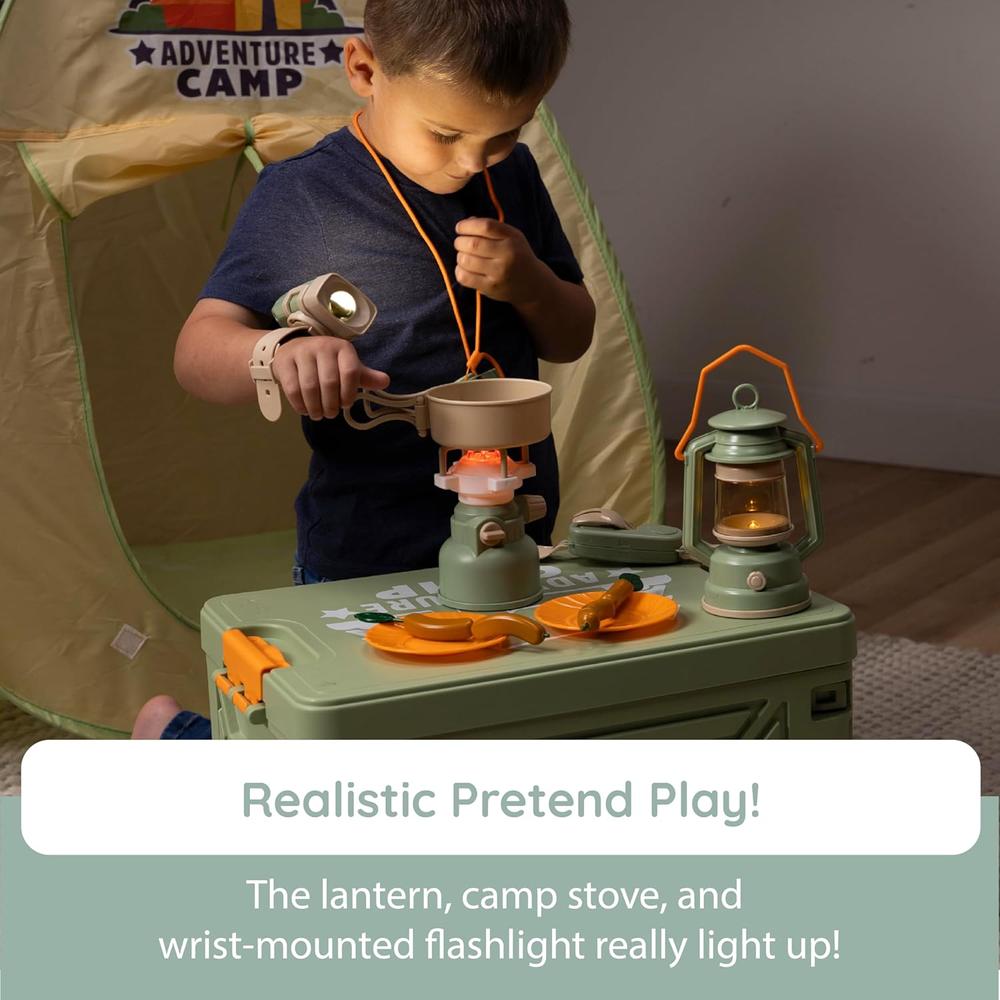 SET DE CAMPAMENTO DE AVENTURA 20 PIEZAS FAT BRAIN TOYS - 4