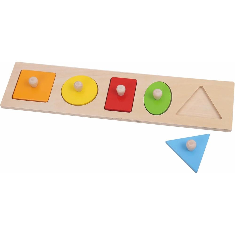 ROMPECABEZAS DE FORMAS DE MADERA FAT BRAIN TOYS - 1