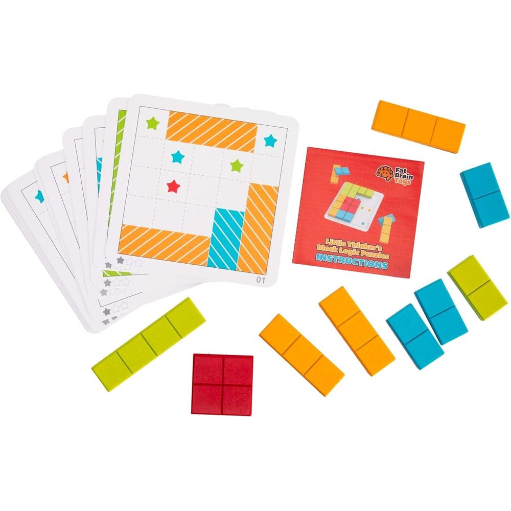 JUGUETE ROMPECABEZAS BLOQUES DE LÓGICA FAT BRAIN TOYS - 1