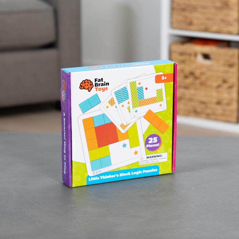 JUGUETE ROMPECABEZAS BLOQUES DE LÓGICA FAT BRAIN TOYS - 2