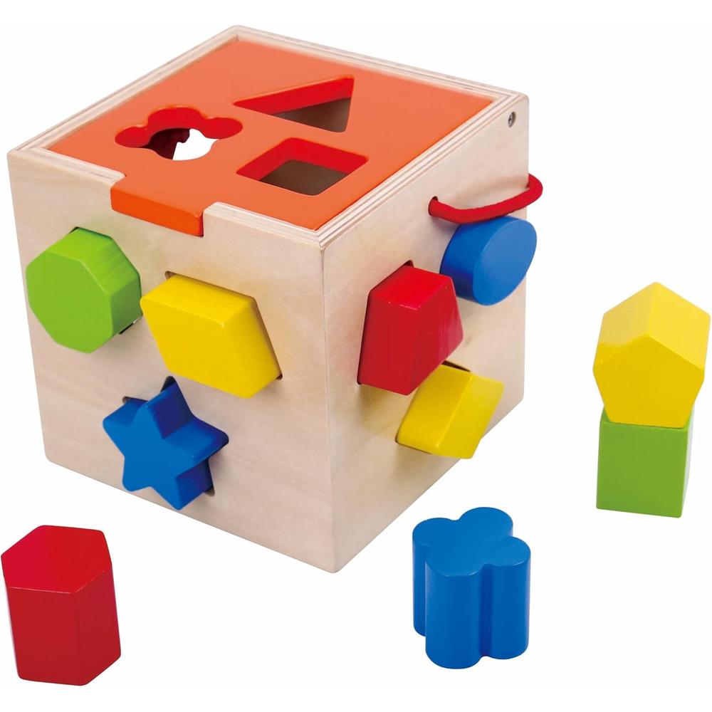 JUEGO CLASIFICADOR DE FORMAS PORTÁTIL MADERA FAT BRAIN TOYS - 1