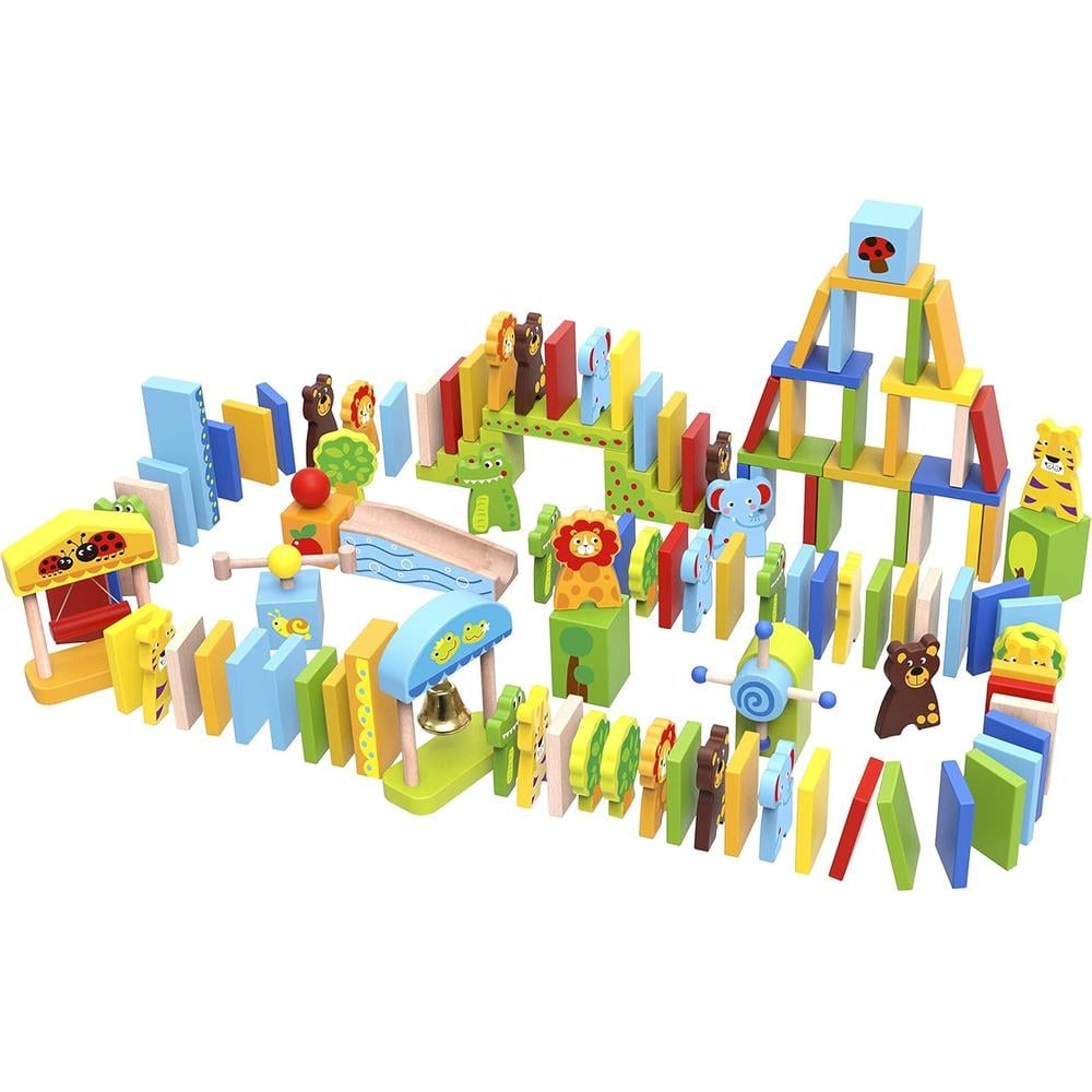 JUEGO BLOQUES DOMINÓ ZOO-OMINOES FAT BRAIN TOYS - 1
