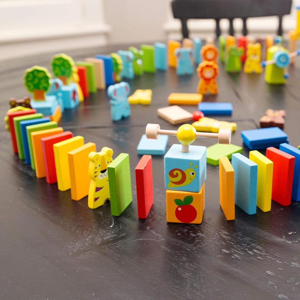 JUEGO BLOQUES DOMINÓ ZOO-OMINOES FAT BRAIN TOYS - 2