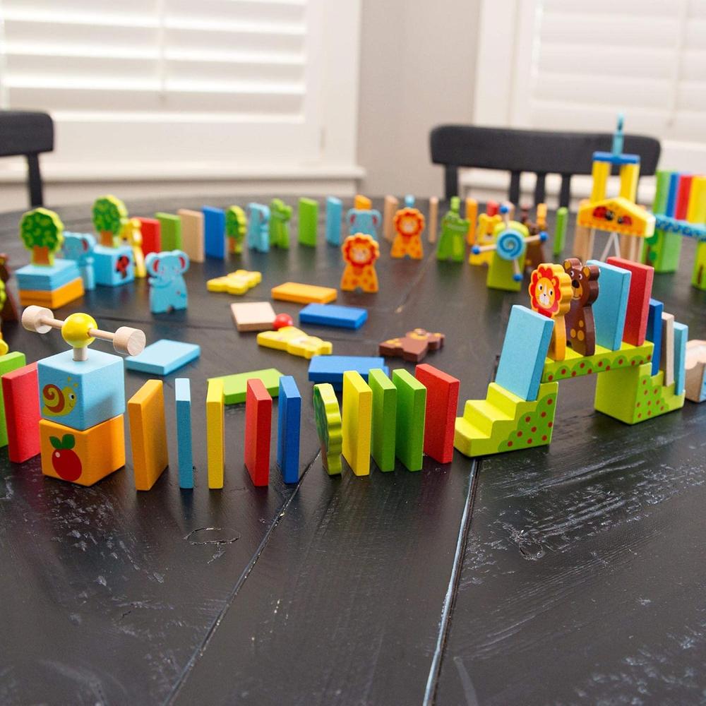 JUEGO BLOQUES DOMINÓ ZOO-OMINOES FAT BRAIN TOYS - 4