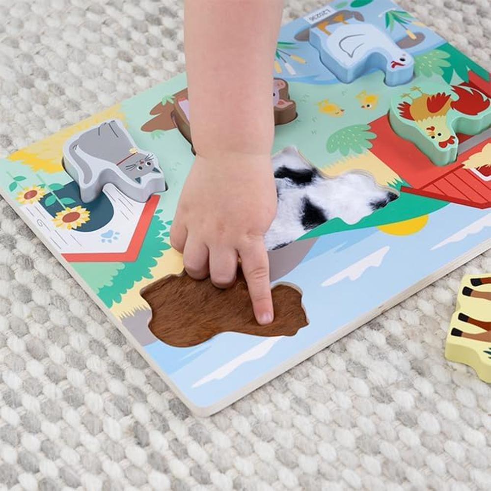 JUGUETE ROMPECABEZAS TEXTURAS DE GRANJA FAT BRAIN TOYS - 2