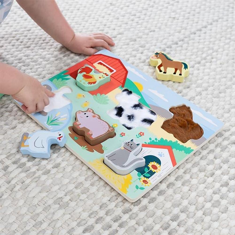 JUGUETE ROMPECABEZAS TEXTURAS DE GRANJA FAT BRAIN TOYS - 3
