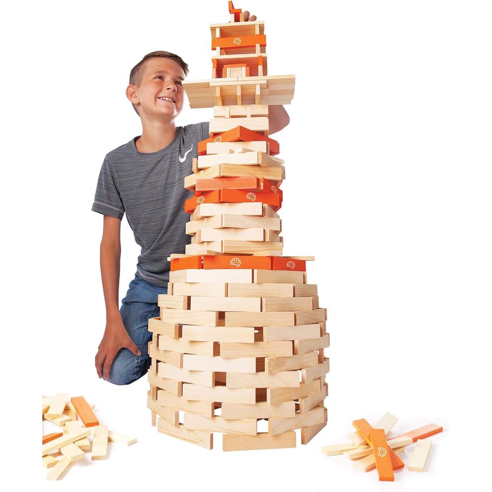 JUEGO DE TABLONES DE MADERA 300 PIEZAS FAT BRAIN TOYS - 1