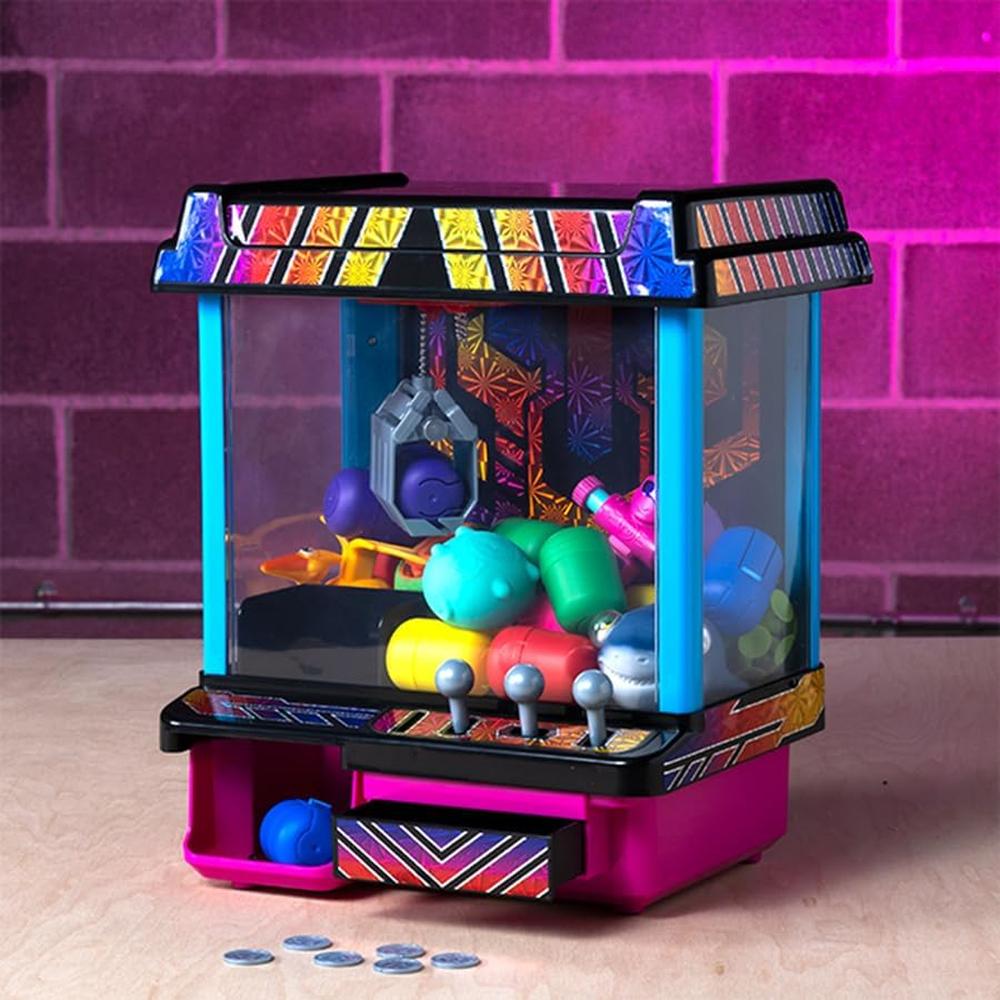 JUEGO ARCADE GRÚA DE GARRA HYPER NEON FAT BRAIN TOYS - 1
