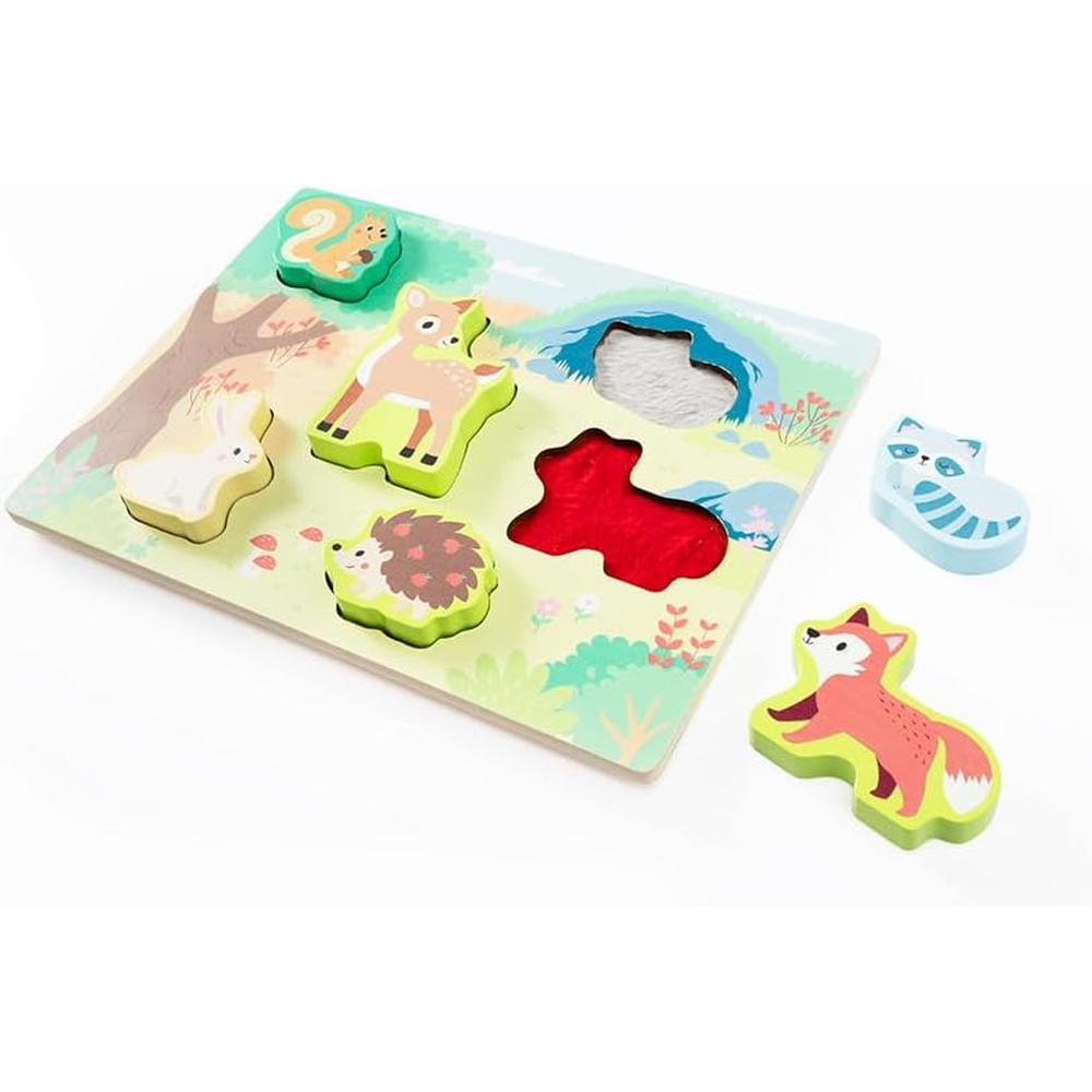 JUGUETE ROMPECABEZAS TEXTURAS DE BOSQUE FAT BRAIN TOYS - 1