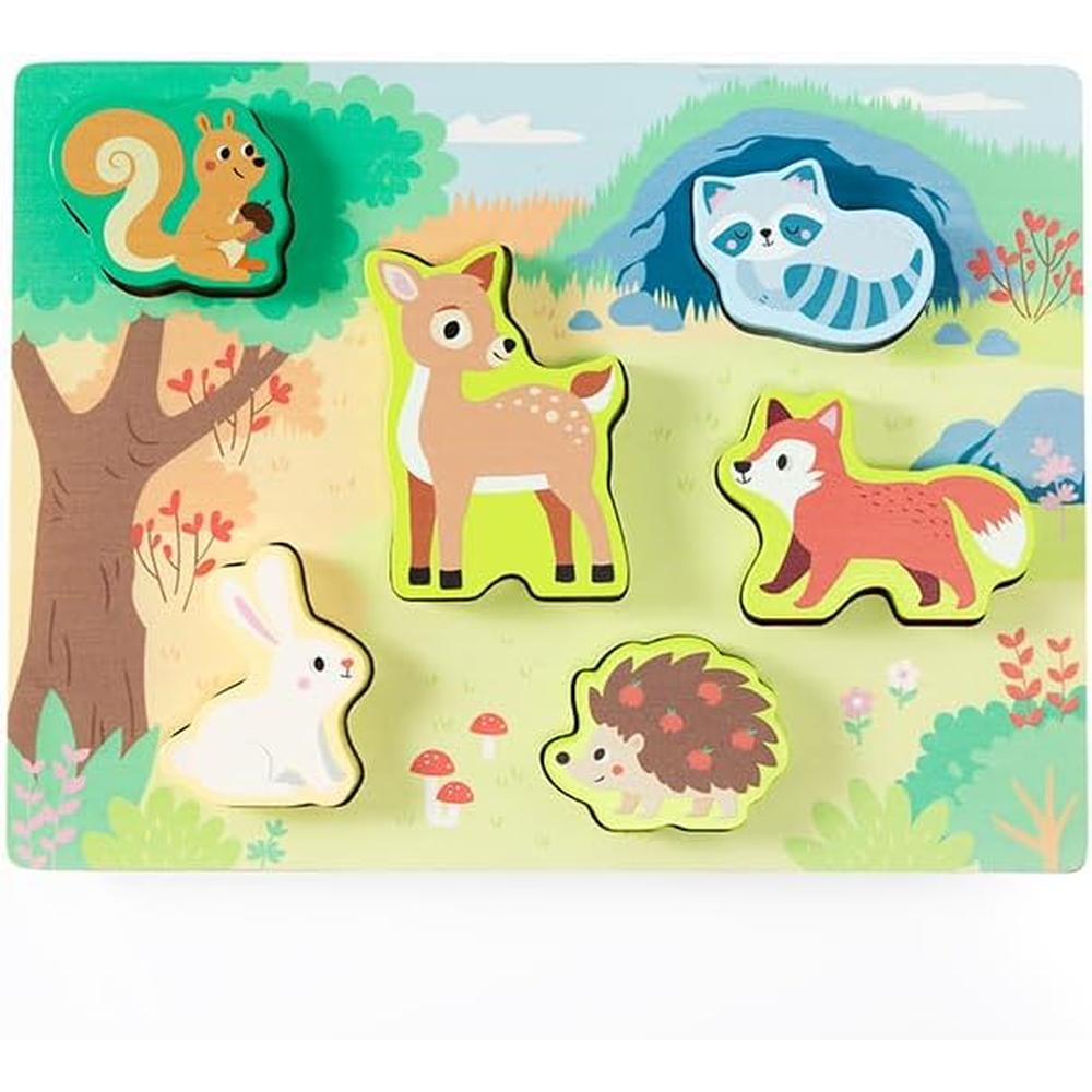 JUGUETE ROMPECABEZAS TEXTURAS DE BOSQUE FAT BRAIN TOYS - 2
