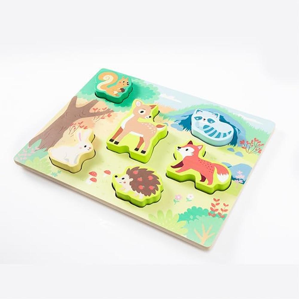JUGUETE ROMPECABEZAS TEXTURAS DE BOSQUE FAT BRAIN TOYS - 3