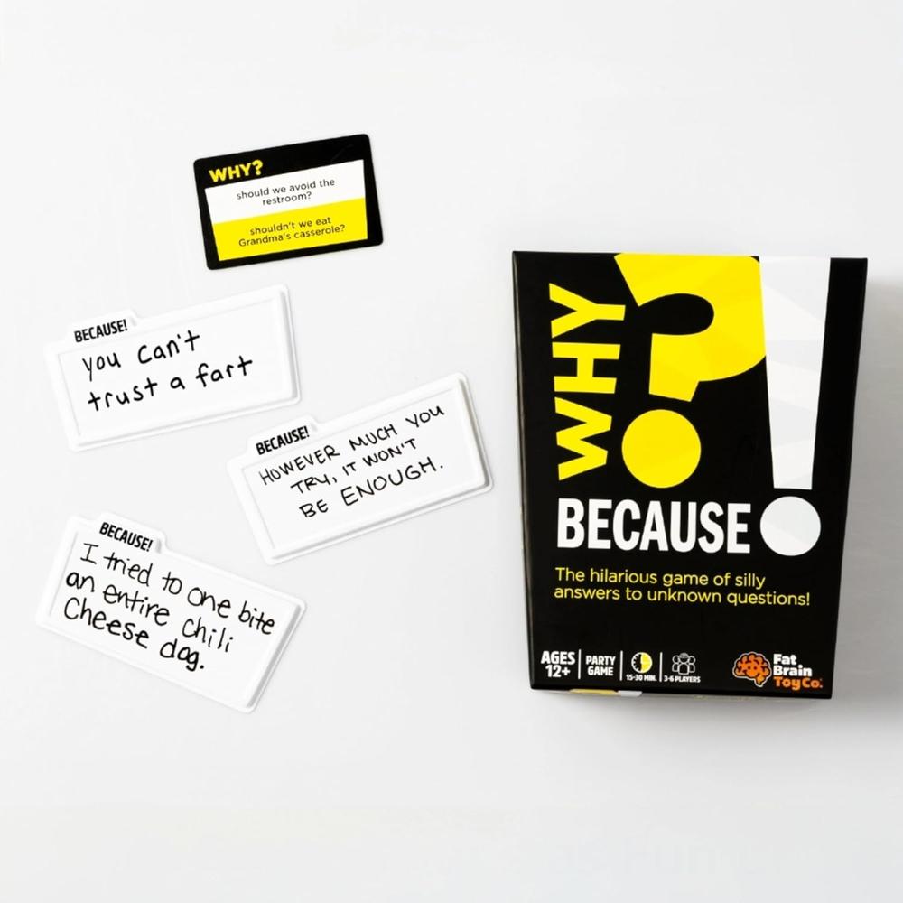 JUEGO DE CARTAS WHY BECAUSE FAT BRAIN TOYS - 1
