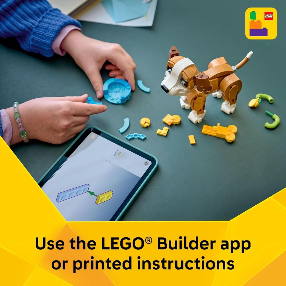 LEGO CREATOR 3 EN 1 ANIMALES ADORABLES CACHORRO JUGUETÓN 31382 - 6
