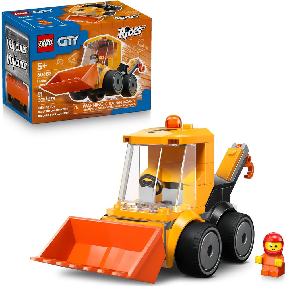 LEGO CITY RIDES CARGADORA DE RUEDAS 60483 - 1