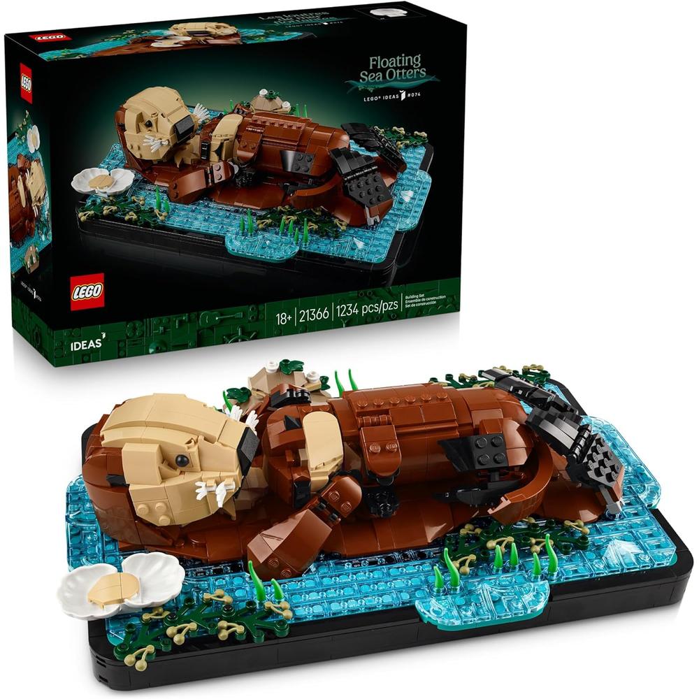 LEGO IDEAS NUTRIAS MARINAS FLOTANTES 21366 - 1