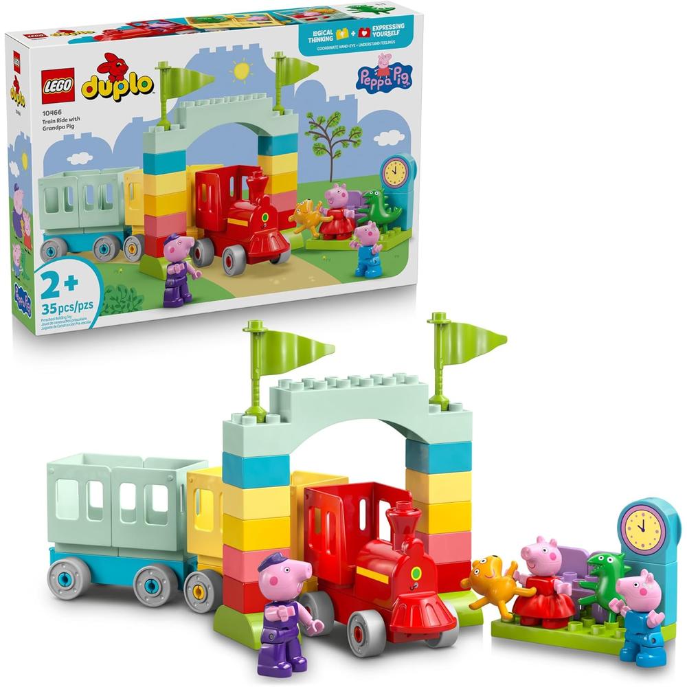 LEGO DUPLO PEPPA PIG TREN CON ABUELO PIG 10466 - 1