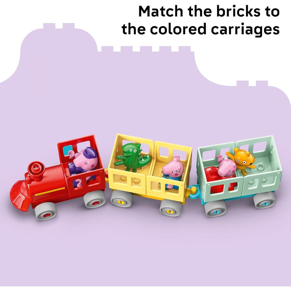 LEGO DUPLO PEPPA PIG TREN CON ABUELO PIG 10466 - 5