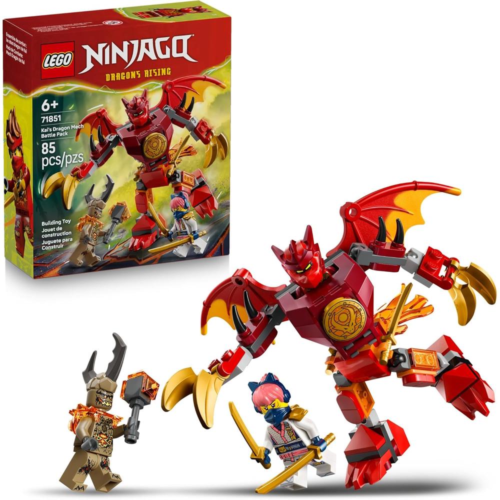 LEGO NINJAGO KAI'S DRAGON MECH BATTLE PACK 71851 - 1