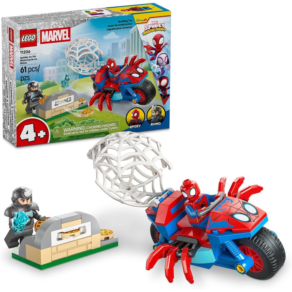 LEGO MARVEL SPIDEY Y SUS INCREÍBLES AMIGOS SPIDEY VS RHINO 11206 - 1