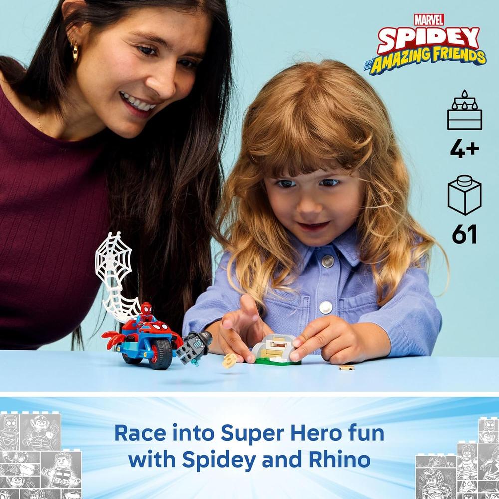 LEGO MARVEL SPIDEY Y SUS INCREÍBLES AMIGOS SPIDEY VS RHINO 11206 - 2