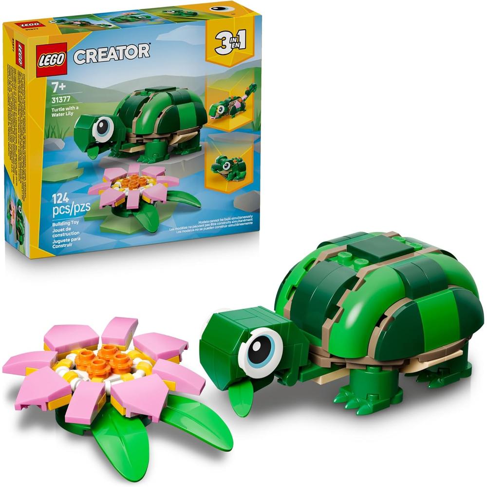 LEGO CREATOR 3 EN 1 TORTUGA CON NENÚFAR 31377 - 1