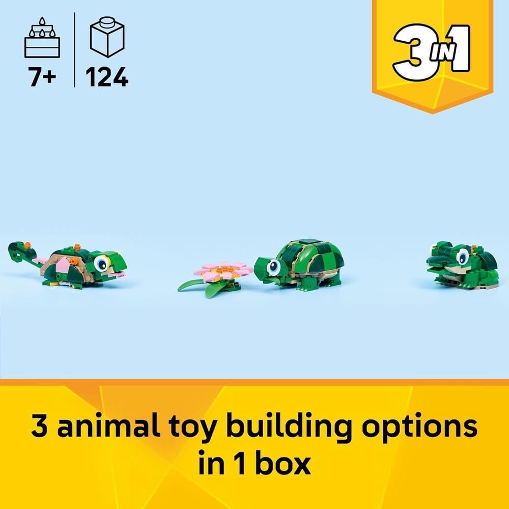 LEGO CREATOR 3 EN 1 TORTUGA CON NENÚFAR 31377 - 2