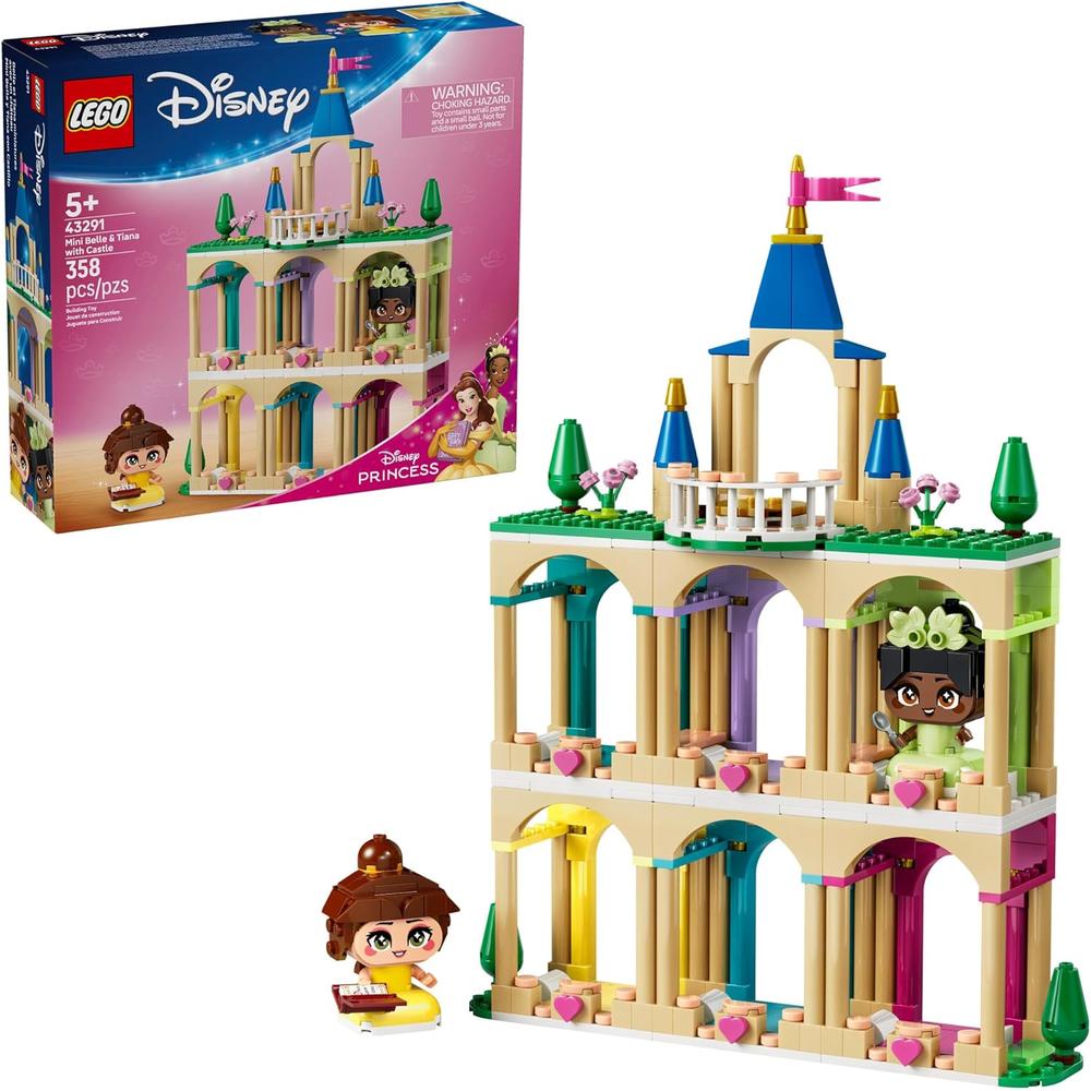 LEGO DISNEY PRINCESS MINI BELLA Y TIANA CON CASTILLO 43291 - 1