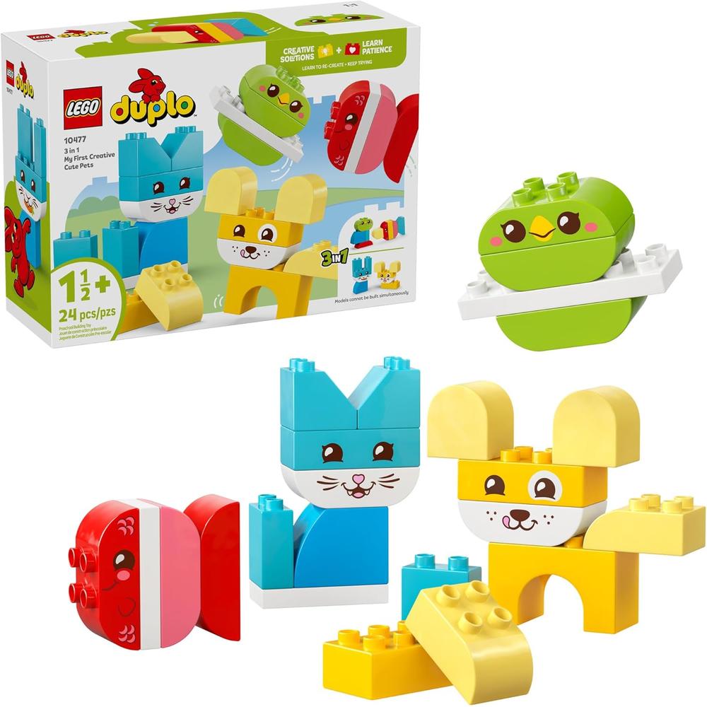 LEGO DUPLO MIS PRIMERAS MASCOTAS CREATIVAS 3 EN 1 10477 - 1