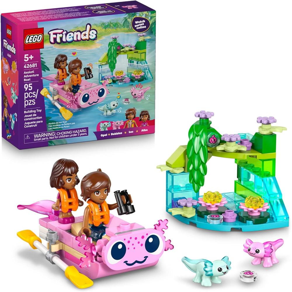 LEGO FRIENDS BARCO DE AVENTURAS AXOLOTL 42681 - 1
