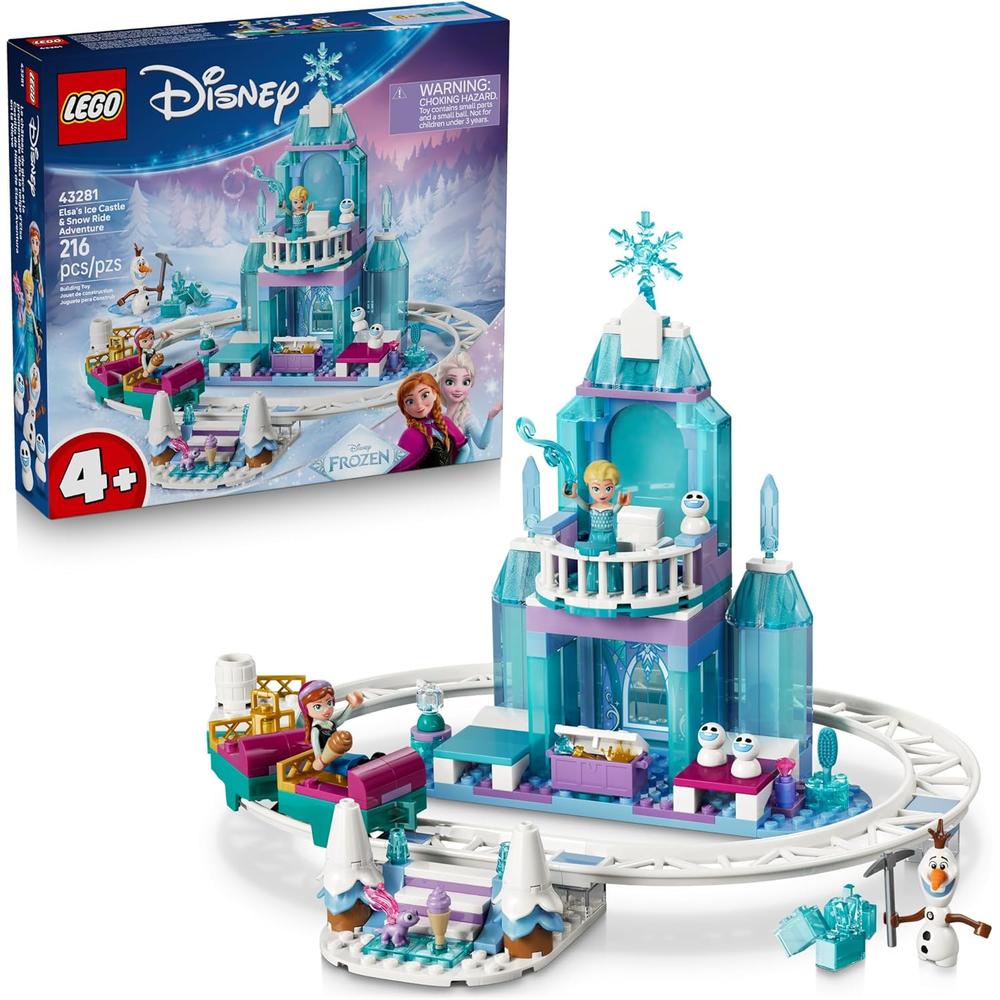 LEGO DISNEY FROZEN CASTILLO DE HIELO Y PASEO EN LA NIEVE DE ELSA 43281 - 1