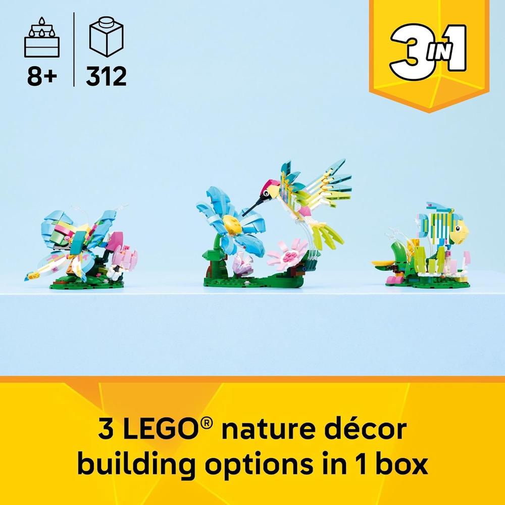 LEGO CREATOR 3 EN 1 ANIMALES SALVAJES COLIBRÍ 31384 - 2