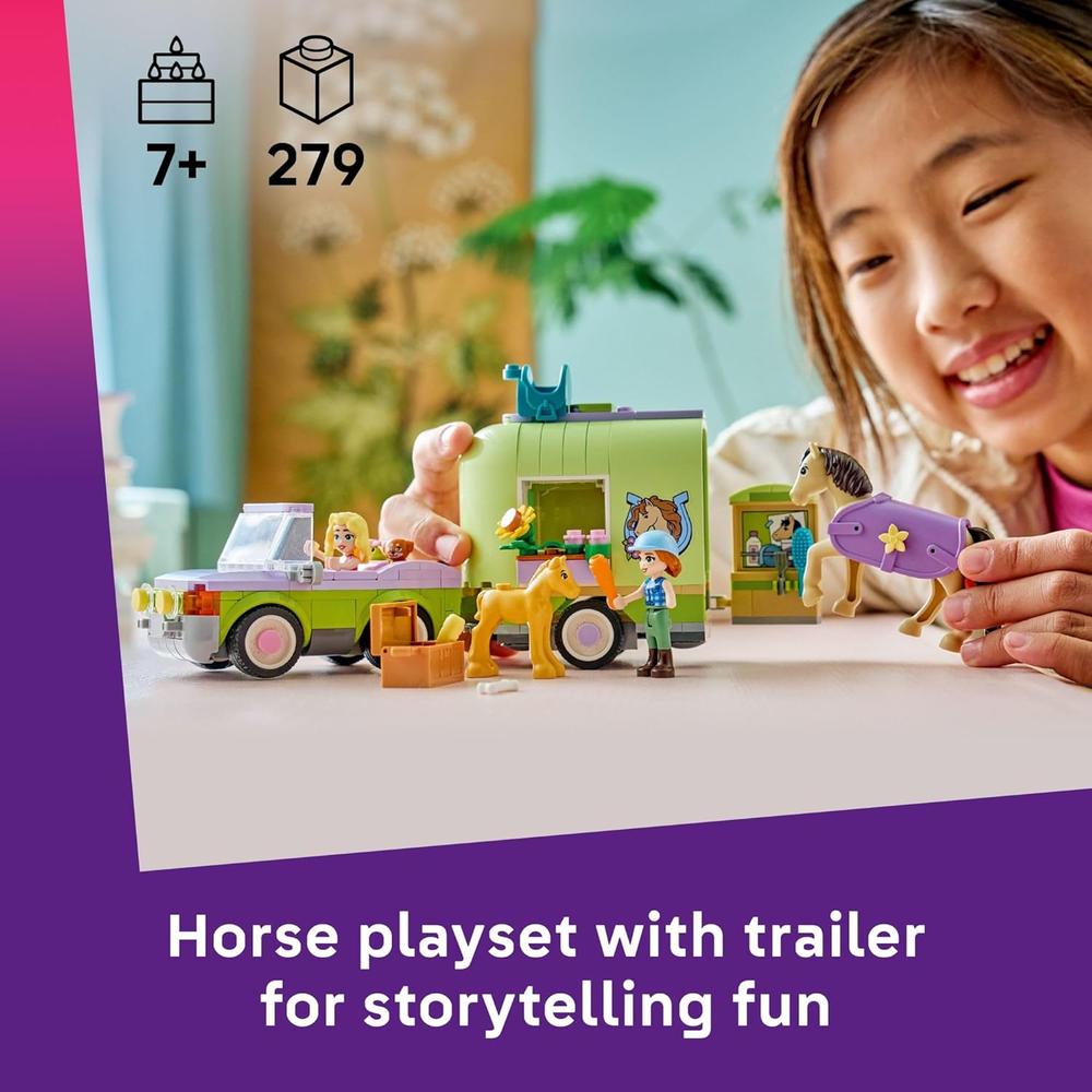 LEGO FRIENDS REMOLQUE DE CABALLO Y POTRO BEBÉ 42695 - 2