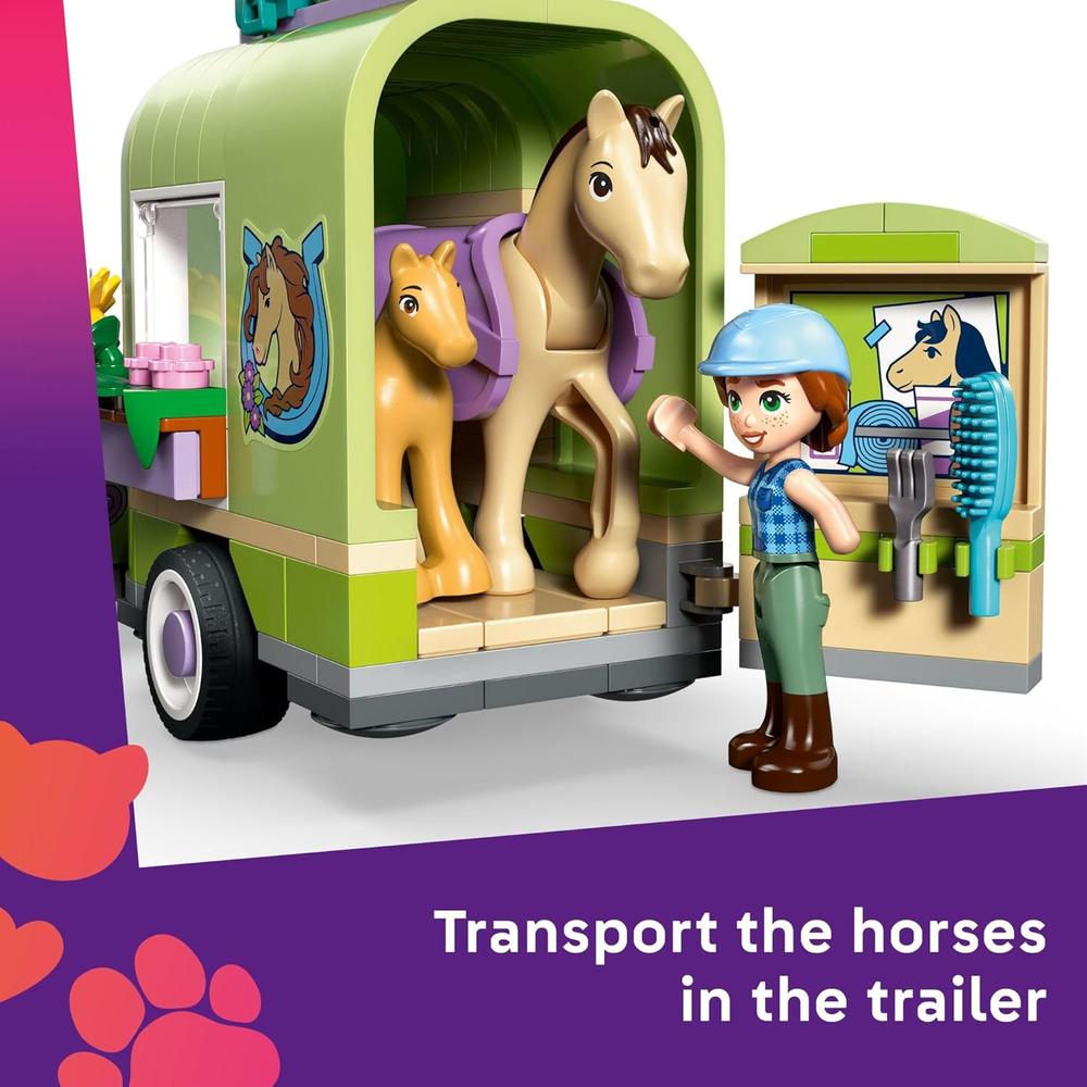 LEGO FRIENDS REMOLQUE DE CABALLO Y POTRO BEBÉ 42695 - 3