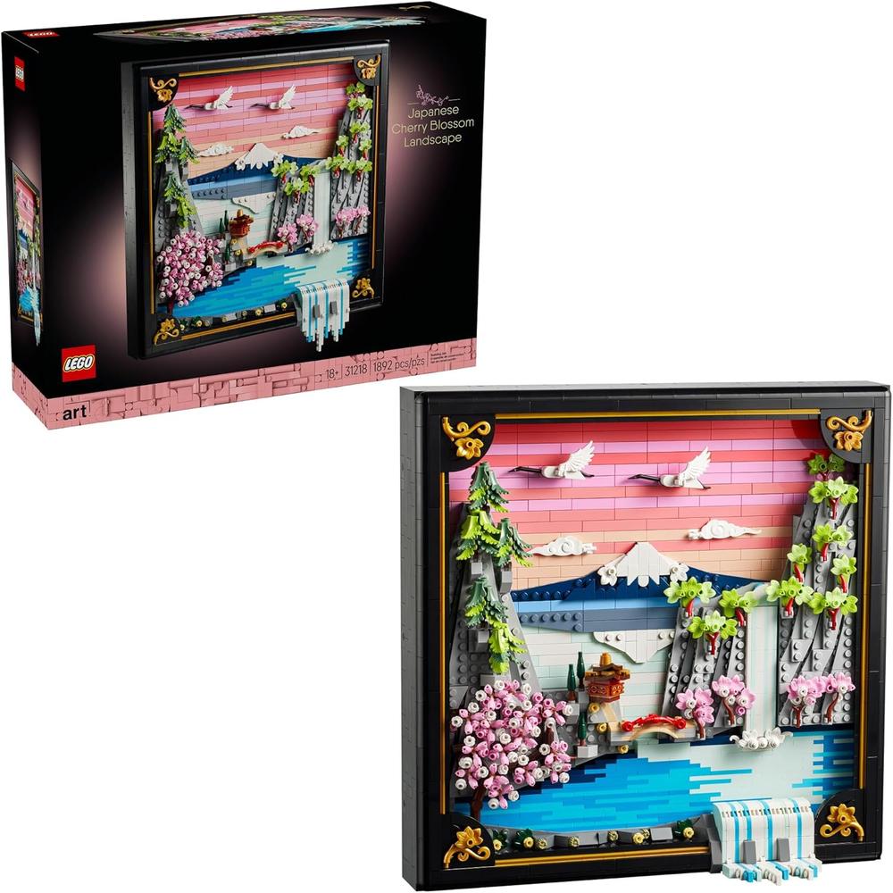 LEGO ART PAISAJE DE CEREZOS JAPONESES 31218 - 1
