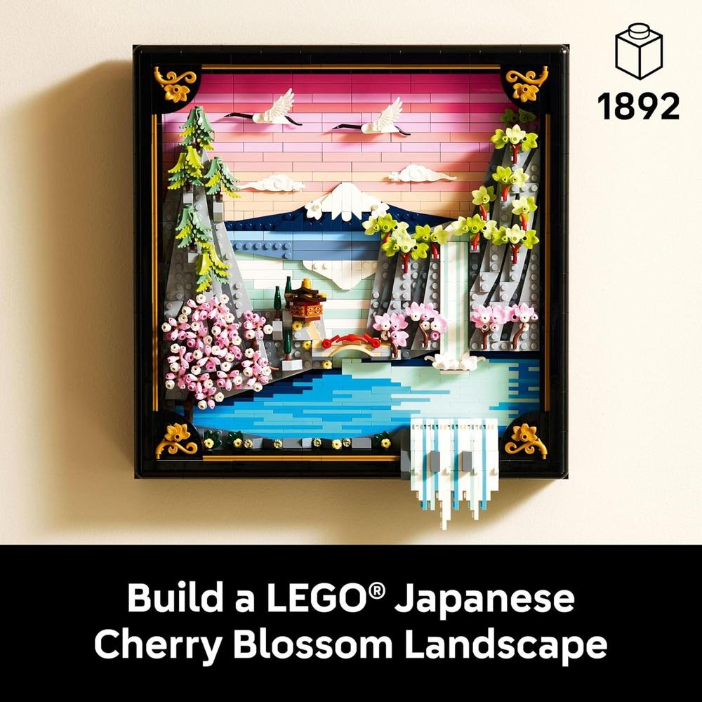 LEGO ART PAISAJE DE CEREZOS JAPONESES 31218 - 2