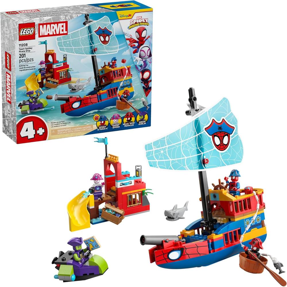 LEGO MARVEL SPIDEY Y SUS INCREÍBLES AMIGOS BARCO PIRATA 11208 - 1