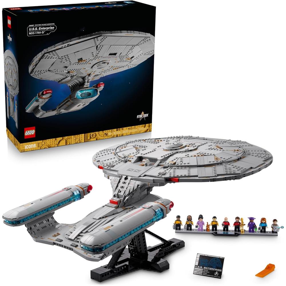 LEGO ICONS STAR TREK U.S.S. ENTERPRISE NCC-1701-D 10356 - 1