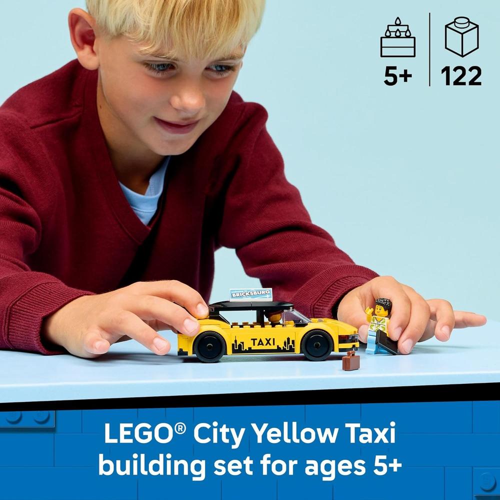 LEGO CITY TAXI AMARILLO 60487 - 2