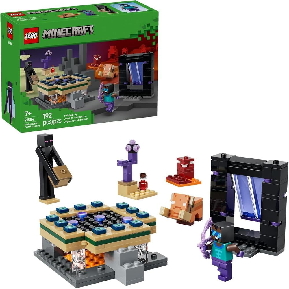 LEGO MINECRAFT VIAJE AL PORTAL DEL NETHER Y EL END 21584 - 1