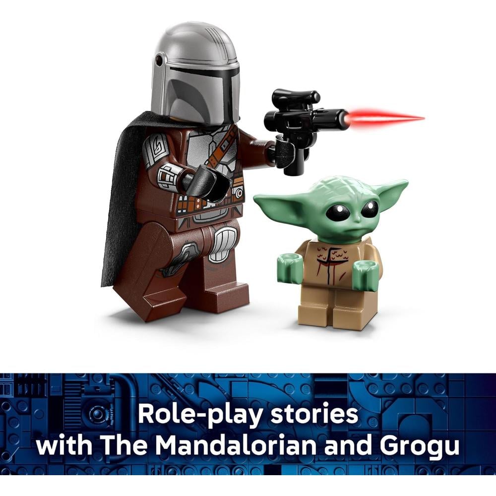 LEGO STAR WARS MANDALORIANO Y MOTO SPEEDER DE GROGU 75436 - 5